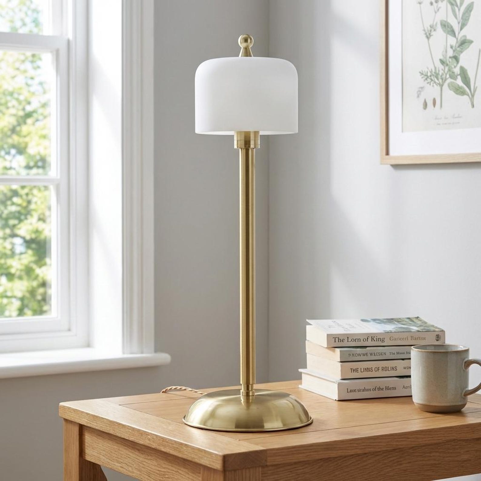 Alabaster Table Lamp — photo 1