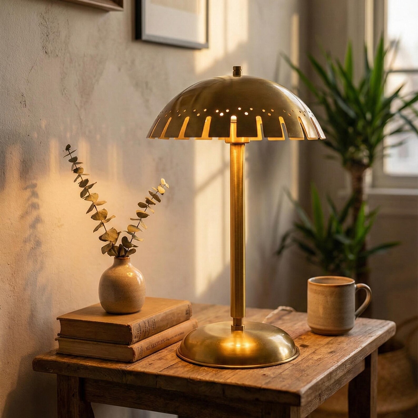 Mid-Century Italian Brass Table Lamp — photo 1