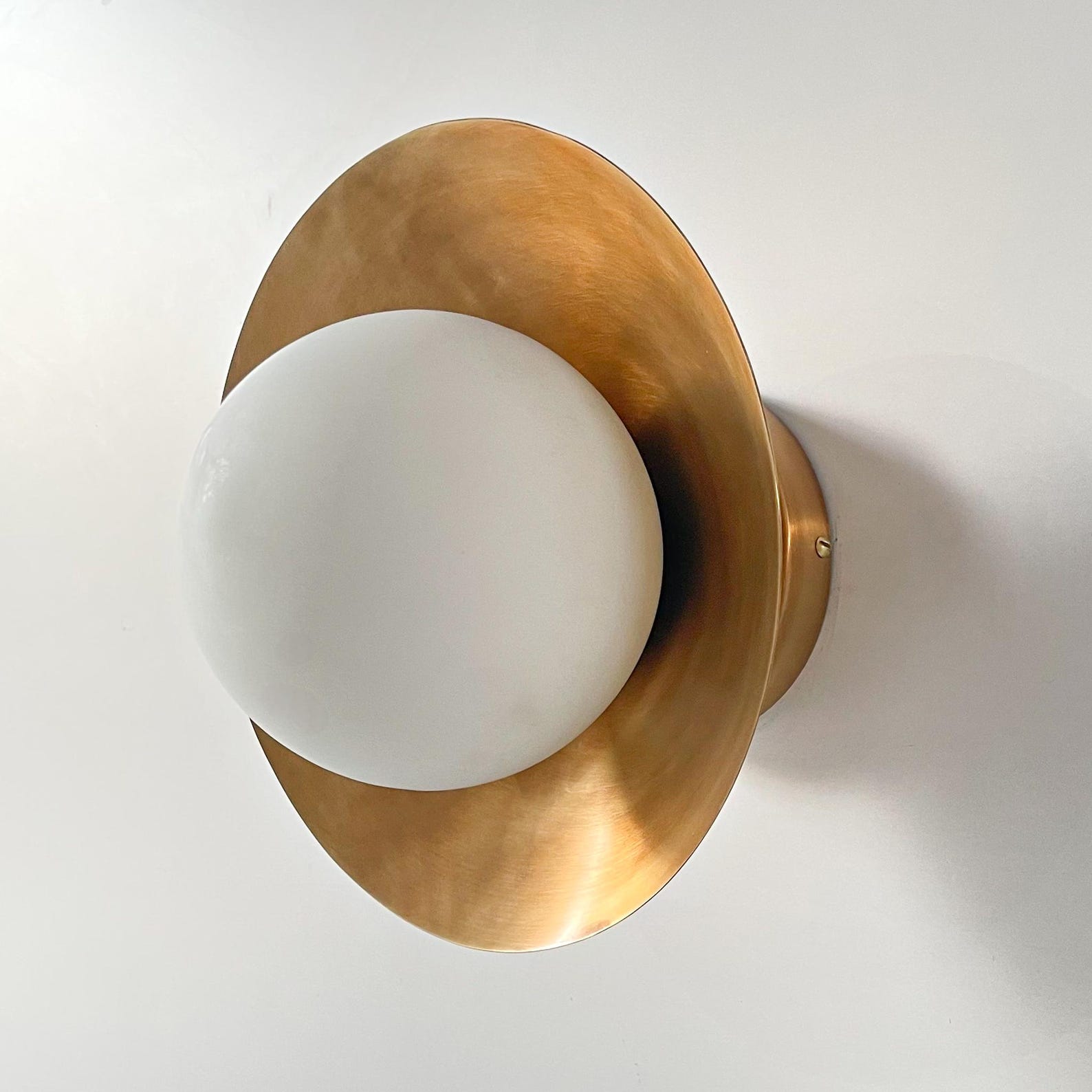 Modern Brass Wall Sconce — photo 1